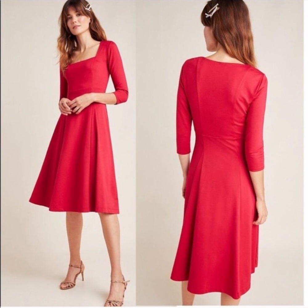 Anthropologie Maeve Jocelyn Midi Dress LP